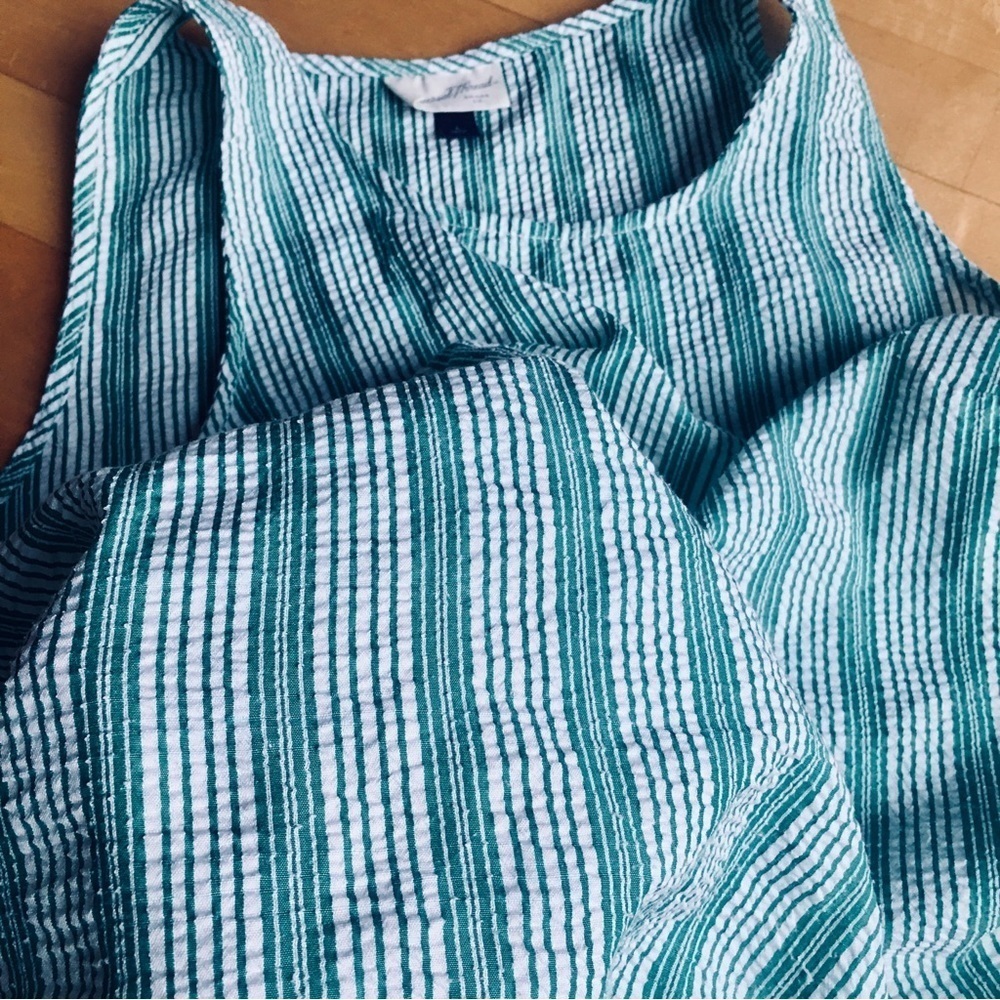 Universal Thread Striped, Drawstring Hem Tank Top… - image 6